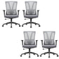 Modern Office Chair No Distressing Adjustable Seat Height Ergonomic Desk Chair 4 Piece Set Clearhalo 'furn' 'furn_office_chair' 'Furniture' 'Office Chairs' 'Office Furniture' 'office_chair' 7150383
