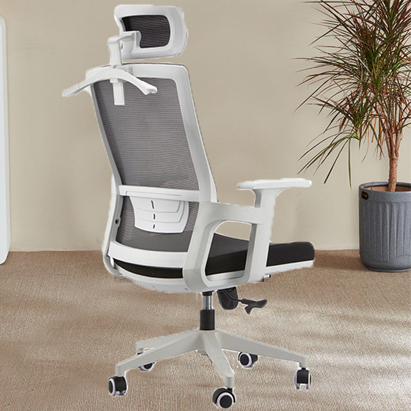 Modern Fixed Arms Office Chair Slide No Distressing Ergonomic Desk Chair Clearhalo 'furn' 'furn_office_chair' 'Furniture' 'Office Chairs' 'Office Furniture' 'office_chair' 7150427
