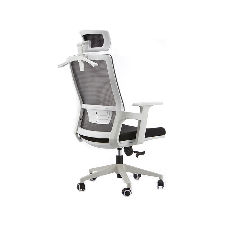Modern Fixed Arms Office Chair Slide No Distressing Ergonomic Desk Chair Clearhalo 'furn' 'furn_office_chair' 'Furniture' 'Office Chairs' 'Office Furniture' 'office_chair' 7150431