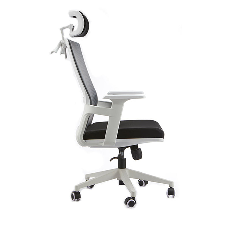 Modern Fixed Arms Office Chair Slide No Distressing Ergonomic Desk Chair Clearhalo 'furn' 'furn_office_chair' 'Furniture' 'Office Chairs' 'Office Furniture' 'office_chair' 7150435