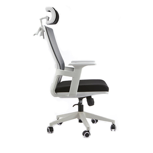 Modern Fixed Arms Office Chair Slide No Distressing Ergonomic Desk Chair Clearhalo 'furn' 'furn_office_chair' 'Furniture' 'Office Chairs' 'Office Furniture' 'office_chair' 7150435