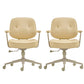 Modern Padded Arms Office Chair Leather No Distressing Ergonomic Desk Chair 2 Piece Set Clearhalo 'furn' 'furn_office_chair' 'Furniture' 'Office Chairs' 'Office Furniture' 'office_chair' 7150453