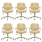 Modern Padded Arms Office Chair Leather No Distressing Ergonomic Desk Chair 6 Piece Set Clearhalo 'furn' 'furn_office_chair' 'Furniture' 'Office Chairs' 'Office Furniture' 'office_chair' 7150457