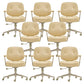 Modern Padded Arms Office Chair Leather No Distressing Ergonomic Desk Chair 8 Piece Set Clearhalo 'furn' 'furn_office_chair' 'Furniture' 'Office Chairs' 'Office Furniture' 'office_chair' 7150459