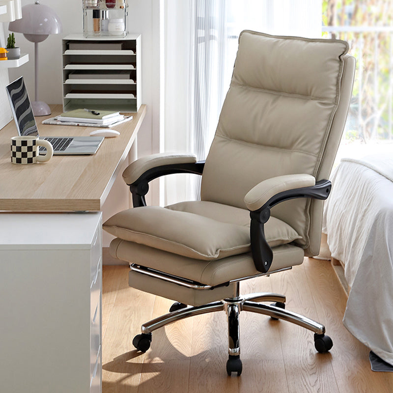 Modern High Back Managers Chair Office Adjustable Arms Executive Chair ...