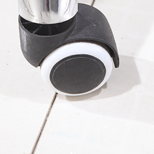 Sedia per computer moderna sedia a braccia fisso sedia da ufficio in pelle in marrone / nero