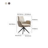 Armless Office Chair Modern Ergonomic No Distressing Desk Chair