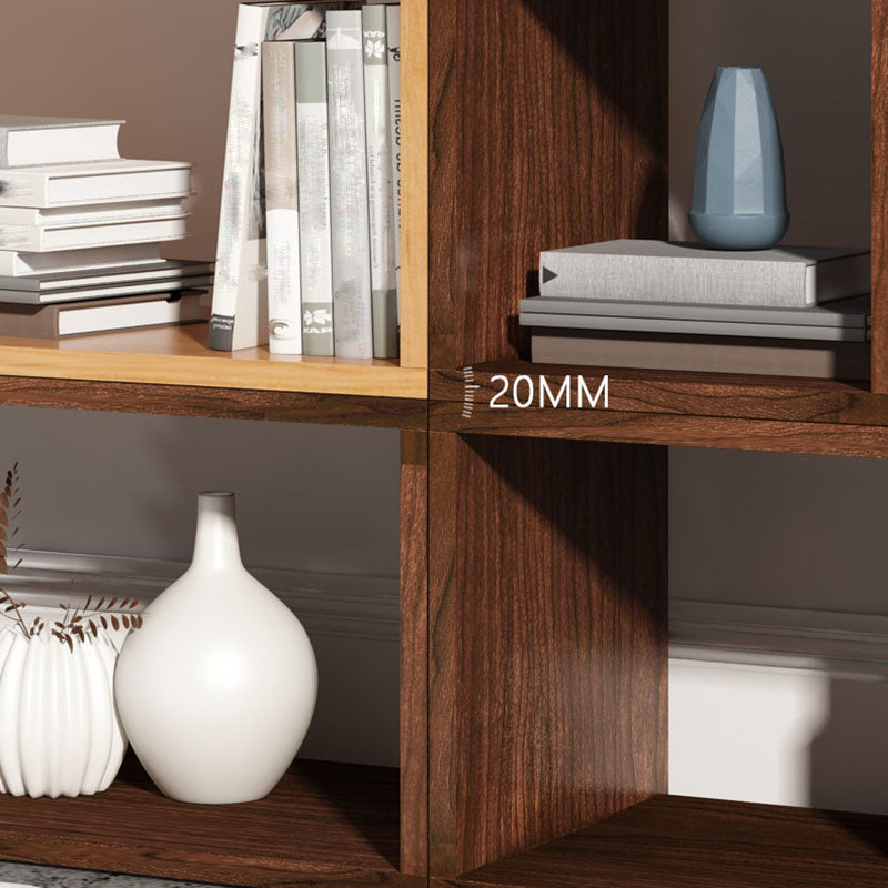 Libreria con libreria a goccia aperta in legno per la casa