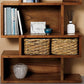Geometric Closed Back Bookshelf Contemporary Wood Bookcase with Shelves Clearhalo 'Bookcases' 'furn' 'furn_bookcases' 'Furniture' 'Office Furniture' 7155089