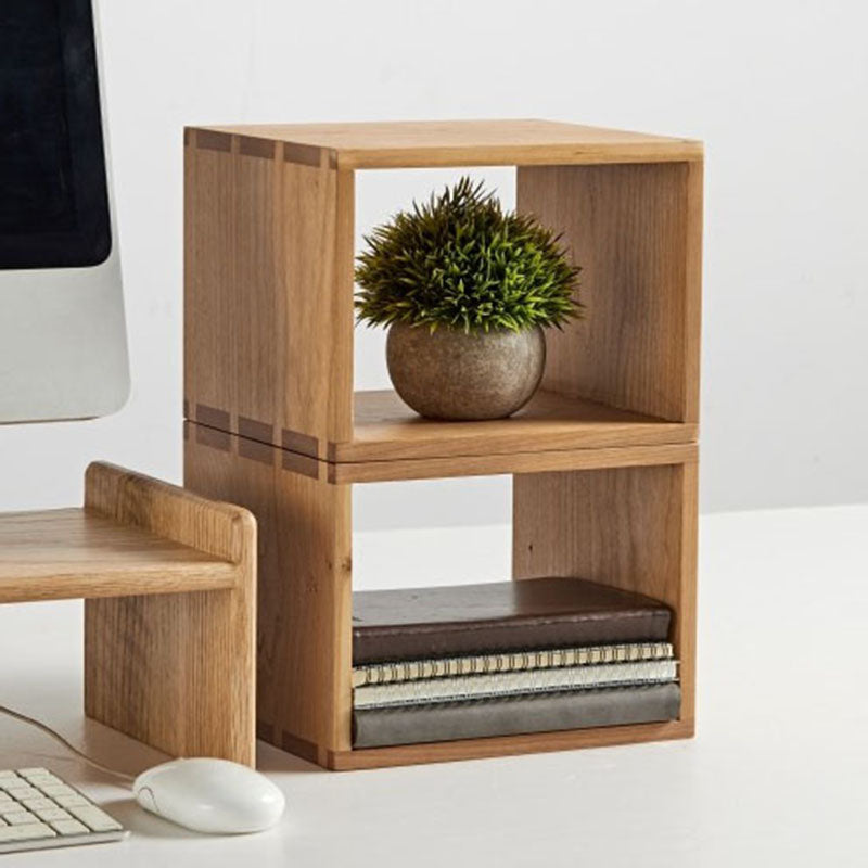 Open terug boekenplank moderne stijl solide houten boekenkast voor kantoor