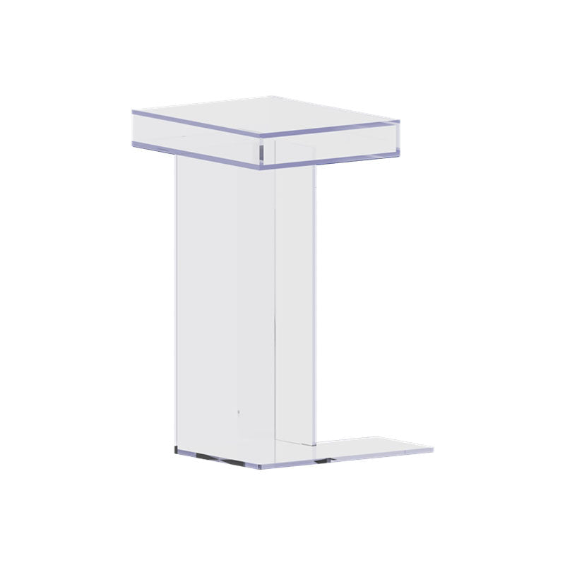 Zeitgenössische offene vertikale Bücherregal Acryl -Bücherregal für das Heimbüro