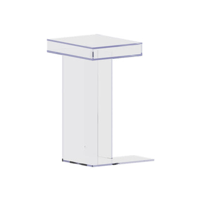 Zeitgenössische offene vertikale Bücherregal Acryl -Bücherregal für das Heimbüro