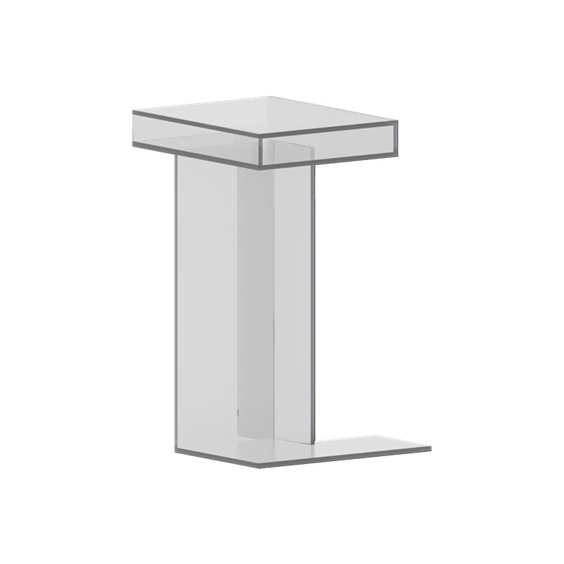 Zeitgenössische offene vertikale Bücherregal Acryl -Bücherregal für das Heimbüro