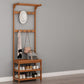 Midcentury Modern Hall Stand Wooden Hall with Scaffali