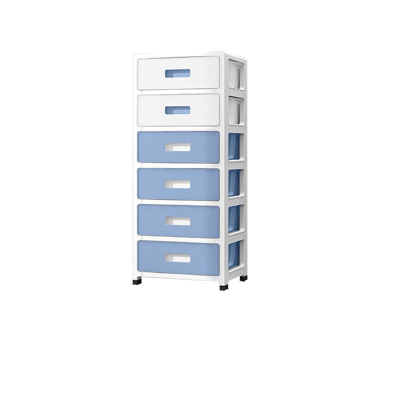 Coastal Cabinet Plastic Drawers Filing Cabinet for Home Office Blue 6 Clearhalo 'Filing Cabinets' 'filling_cabinets' 'furn' 'furn_filling_cabinets' 'Furniture' 'Office Furniture' 7156753
