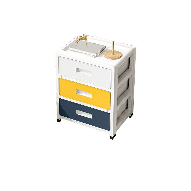 Coastal Cabinet Plastic Drawers Filing Cabinet for Home Office Multi-Color 3 Clearhalo 'Filing Cabinets' 'filling_cabinets' 'furn' 'furn_filling_cabinets' 'Furniture' 'Office Furniture' 7156755