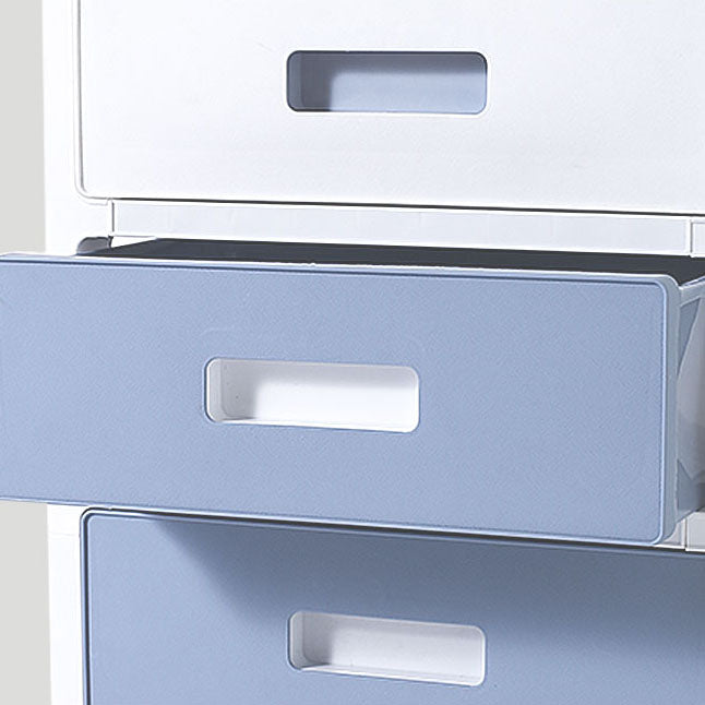 Coastal Cabinet Plastic Drawers Filing Cabinet for Home Office Clearhalo 'Filing Cabinets' 'filling_cabinets' 'furn' 'furn_filling_cabinets' 'Furniture' 'Office Furniture' 7156763