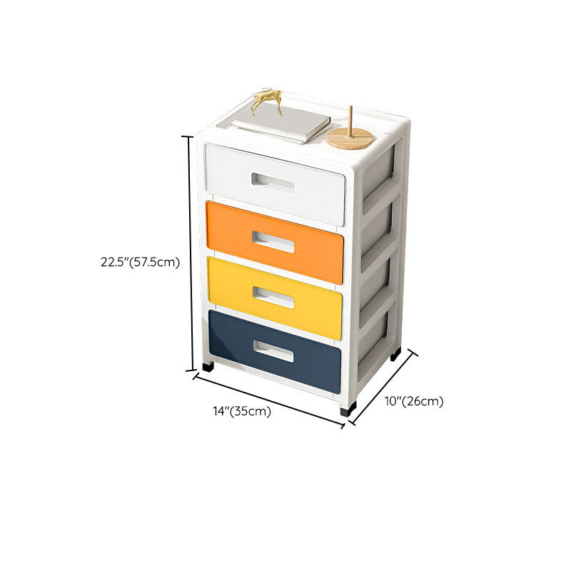 Coastal Cabinet Plastic Drawers Filing Cabinet for Home Office Clearhalo 'Filing Cabinets' 'filling_cabinets' 'furn' 'furn_filling_cabinets' 'Furniture' 'Office Furniture' 7156767