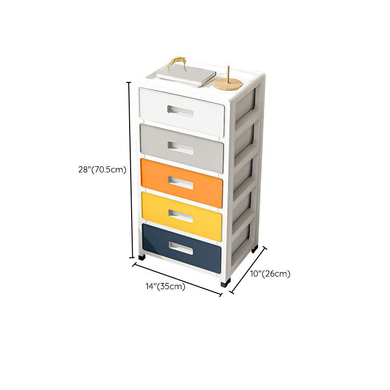 Coastal Cabinet Plastic Drawers Filing Cabinet for Home Office Clearhalo 'Filing Cabinets' 'filling_cabinets' 'furn' 'furn_filling_cabinets' 'Furniture' 'Office Furniture' 7156769