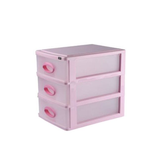 Contemporary Cabinet Plastic Drawers Storage Filing Cabinet for Office Pink 3 Clearhalo 'Filing Cabinets' 'filling_cabinets' 'furn' 'furn_filling_cabinets' 'Furniture' 'Office Furniture' 7156776
