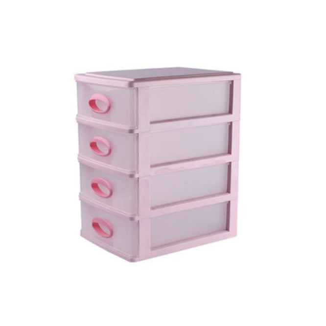 Contemporary Cabinet Plastic Drawers Storage Filing Cabinet for Office Pink 4 Clearhalo 'Filing Cabinets' 'filling_cabinets' 'furn' 'furn_filling_cabinets' 'Furniture' 'Office Furniture' 7156780