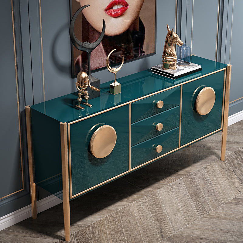 Server di pranzo in legno ingegnerizzato server a buffet contemporanei con cassetti