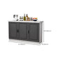Contemporary Dining Server Dining Room Buffet Server Cabinet with Storage