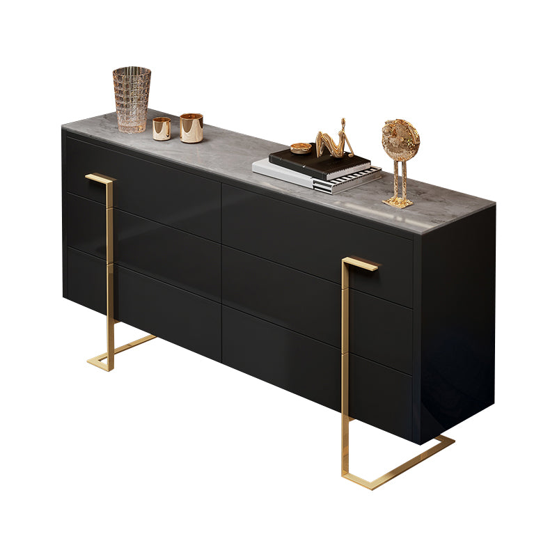 6 tiroirs buffet buffet contemporain serveur de cuisine pour la cuisine