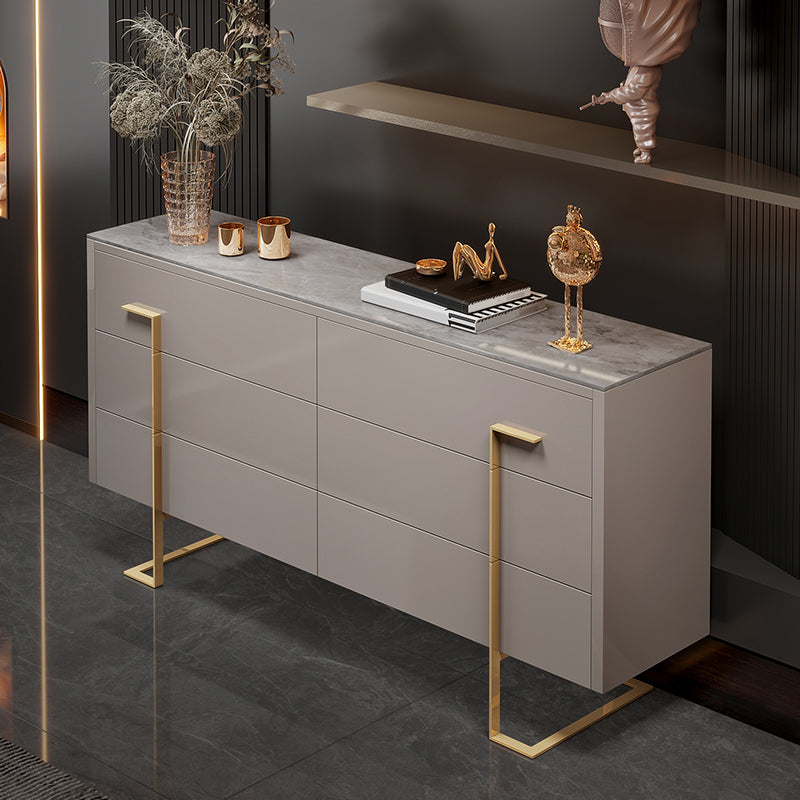 6 tiroirs buffet buffet contemporain serveur de cuisine pour la cuisine