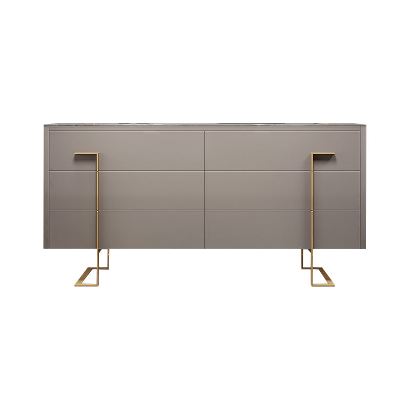 6 tiroirs buffet buffet contemporain serveur de cuisine pour la cuisine