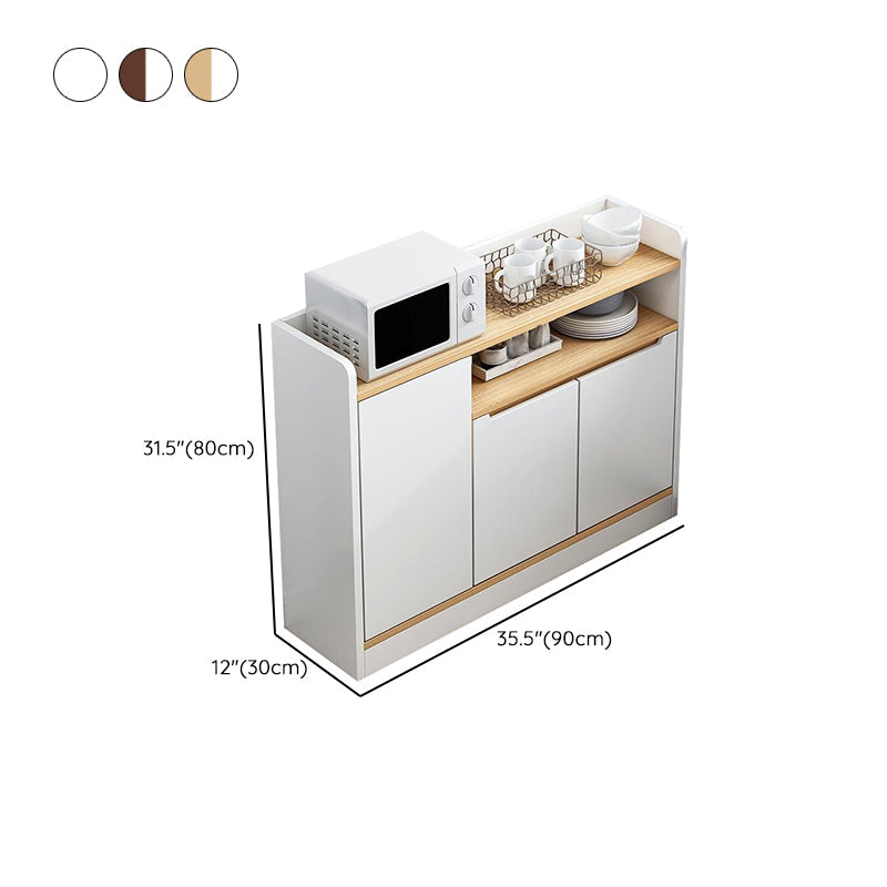 Server buffet a buffet da pranzo in legno con mobile e cassetto