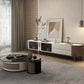 Contemporary TV Media Console Stone Media Console with Drawers Clearhalo 'furn' 'furn_tv_stands_entertainment_centers' 'Furniture' 'Living Room Furniture' 'TV Stands & Entertainment Centers' 'TV Stands & Media Storage Furniture' 'tv_stands_entertainment_centers' 7160895