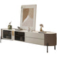 Contemporary TV Media Console Stone Media Console with Drawers Clearhalo 'furn' 'furn_tv_stands_entertainment_centers' 'Furniture' 'Living Room Furniture' 'TV Stands & Entertainment Centers' 'TV Stands & Media Storage Furniture' 'tv_stands_entertainment_centers' 7160900