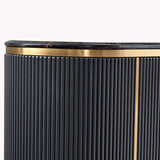 Enclosed Storage TV Media Console Glam Media Console for Living Room Clearhalo 'furn' 'furn_tv_stands_entertainment_centers' 'Furniture' 'Living Room Furniture' 'TV Stands & Entertainment Centers' 'TV Stands & Media Storage Furniture' 'tv_stands_entertainment_centers' 7160913