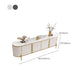 Enclosed Storage TV Media Console Glam Media Console for Living Room Clearhalo 'furn' 'furn_tv_stands_entertainment_centers' 'Furniture' 'Living Room Furniture' 'TV Stands & Entertainment Centers' 'TV Stands & Media Storage Furniture' 'tv_stands_entertainment_centers' 7160917