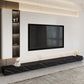 Black Stone TV Stand Console Contemporary 4 Drawers Media Console Clearhalo 'furn' 'furn_tv_stands_entertainment_centers' 'Furniture' 'Living Room Furniture' 'TV Stands & Entertainment Centers' 'TV Stands & Media Storage Furniture' 'tv_stands_entertainment_centers' 7160921