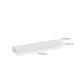 White Media Console Contemporary Stone TV Stand Console with Drawers