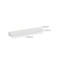 White Media Console Contemporary Stone TV Stand Console with Drawers