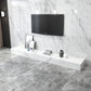 Contemporary TV Stand Console White Stone Media Console with Drawers Clearhalo 'furn' 'furn_tv_stands_entertainment_centers' 'Furniture' 'Living Room Furniture' 'TV Stands & Entertainment Centers' 'TV Stands & Media Storage Furniture' 'tv_stands_entertainment_centers' 7160955