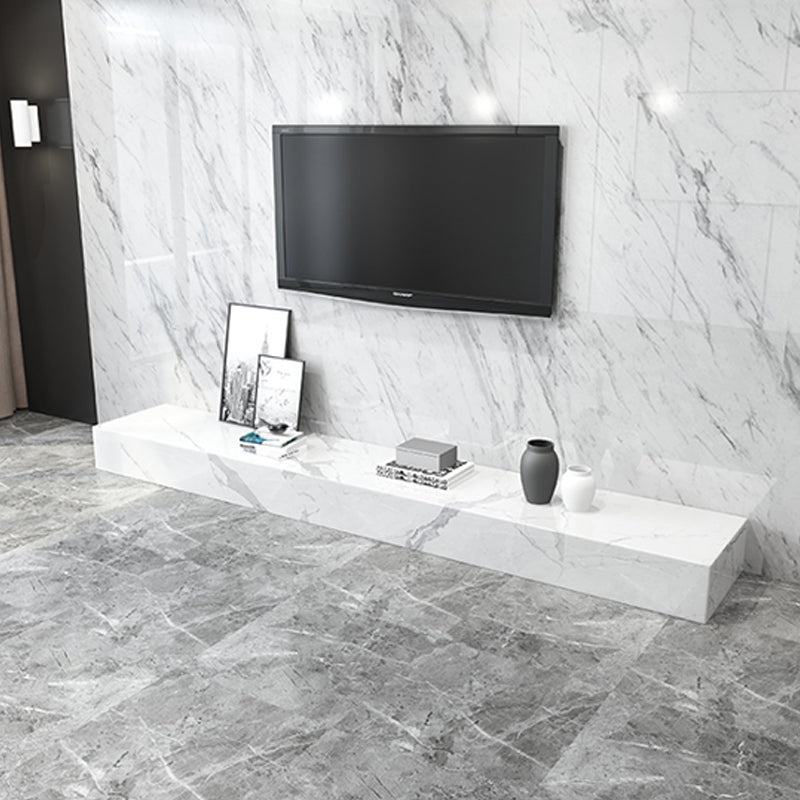 Contemporary TV Stand Console White Stone Media Console with Drawers Clearhalo 'furn' 'furn_tv_stands_entertainment_centers' 'Furniture' 'Living Room Furniture' 'TV Stands & Entertainment Centers' 'TV Stands & Media Storage Furniture' 'tv_stands_entertainment_centers' 7160955