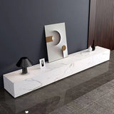 Contemporary TV Stand Console White Stone Media Console with Drawers Clearhalo 'furn' 'furn_tv_stands_entertainment_centers' 'Furniture' 'Living Room Furniture' 'TV Stands & Entertainment Centers' 'TV Stands & Media Storage Furniture' 'tv_stands_entertainment_centers' 7160957