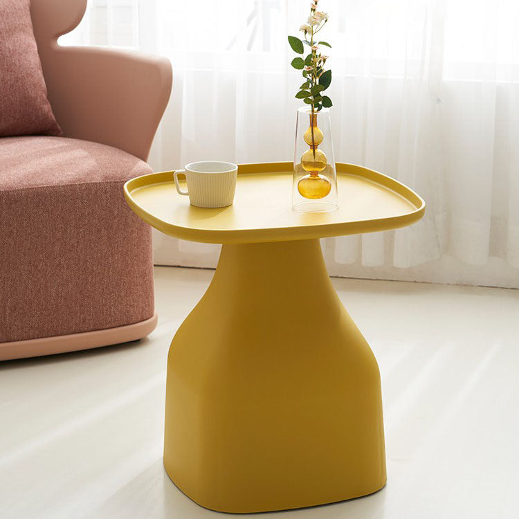 Tavolo laterale dell'accento quadrato piedistallo tavolo da snack laterale superiore