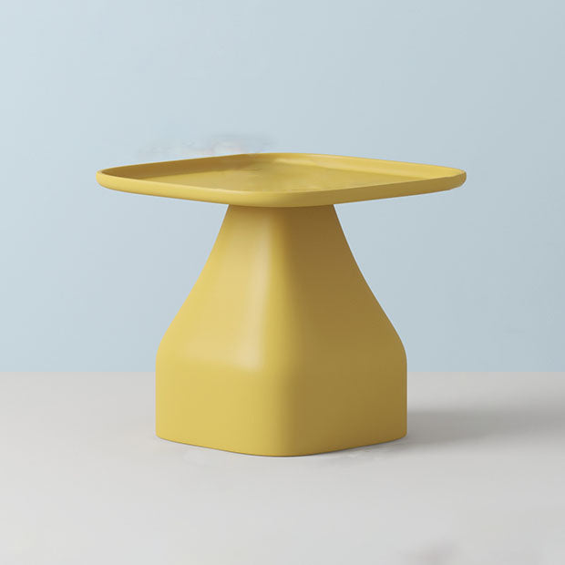 Tavolo laterale dell'accento quadrato piedistallo tavolo da snack laterale superiore