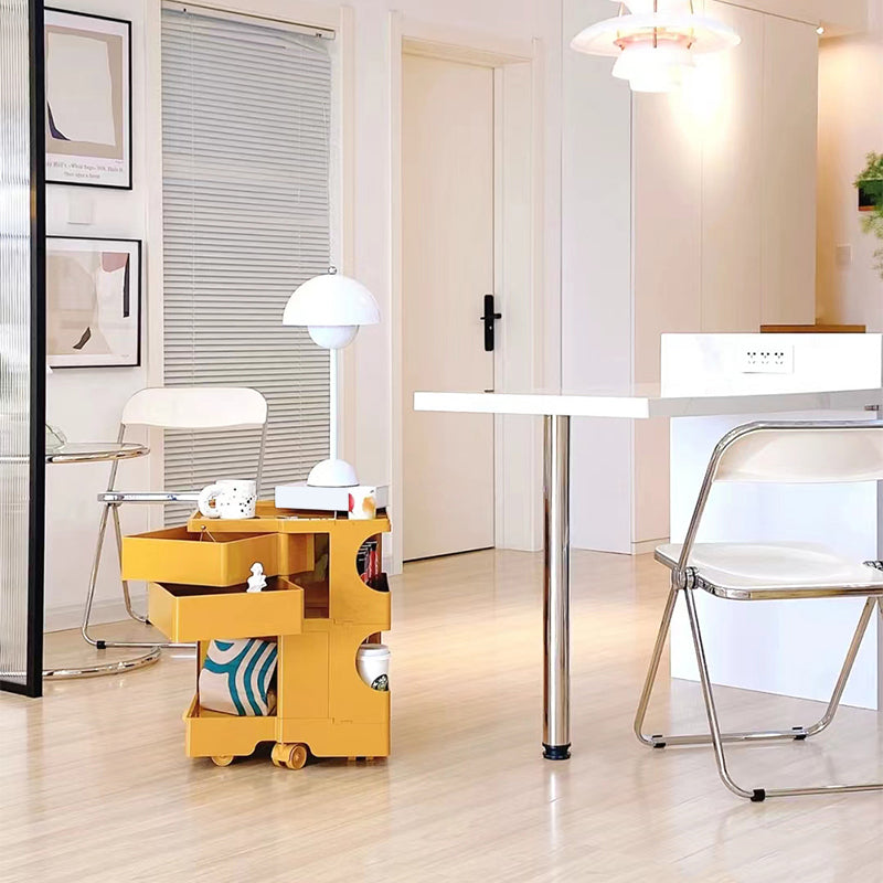 Modern Accent Side Table Square Metal Living Room Corner Table Clearhalo 'Coffee & Accent Tables' 'End & Side Tables' 'end_side_tables' 'furn' 'furn_end_side_tables' 'Furniture' 'Living Room Furniture' 7162186