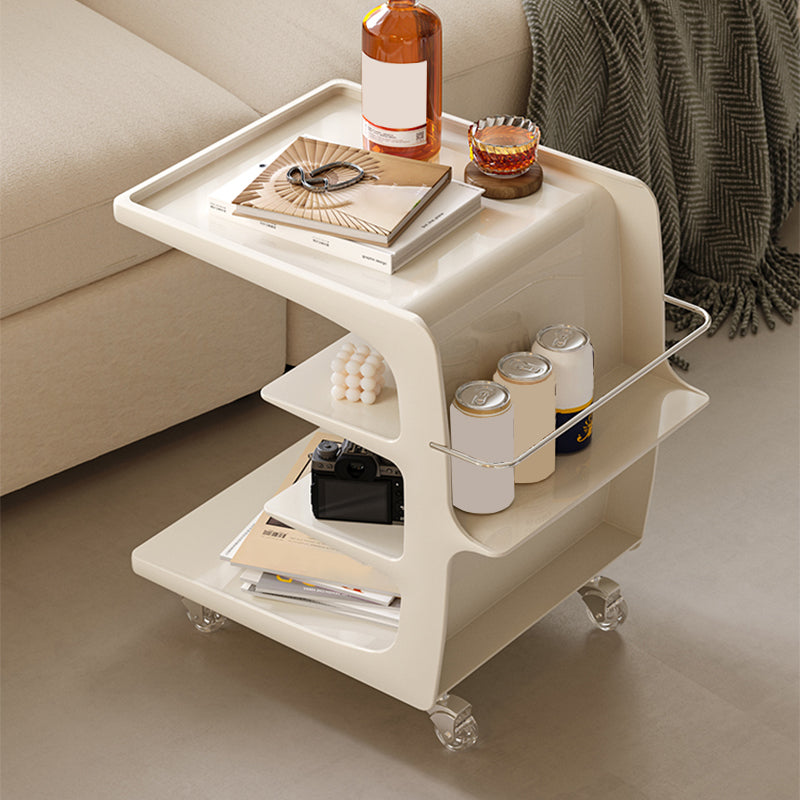 16.1" Wide Contemporary Metal Accent Side Table for Living Room Clearhalo 'Coffee & Accent Tables' 'End & Side Tables' 'end_side_tables' 'furn' 'furn_end_side_tables' 'Furniture' 'Living Room Furniture' 7162374