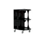 16.1" Wide Contemporary Metal Accent Side Table for Living Room 16"L x 15"W x 24"H Black 1 Clearhalo 'Coffee & Accent Tables' 'End & Side Tables' 'end_side_tables' 'furn' 'furn_end_side_tables' 'Furniture' 'Living Room Furniture' 7162375