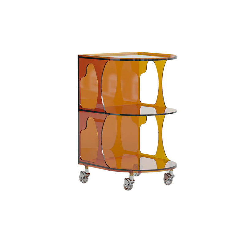 16.1" Wide Contemporary Metal Accent Side Table for Living Room 16"L x 15"W x 24"H Tan 1 Clearhalo 'Coffee & Accent Tables' 'End & Side Tables' 'end_side_tables' 'furn' 'furn_end_side_tables' 'Furniture' 'Living Room Furniture' 7162380