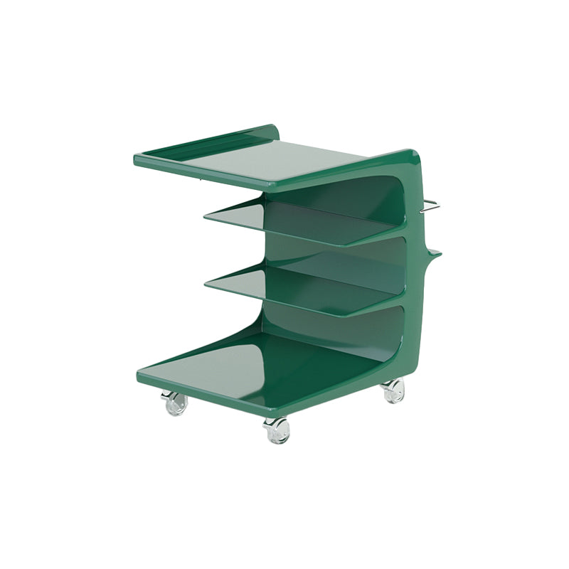 16.1" Wide Contemporary Metal Accent Side Table for Living Room 21"L x 16"W x 22"H Green 1 Clearhalo 'Coffee & Accent Tables' 'End & Side Tables' 'end_side_tables' 'furn' 'furn_end_side_tables' 'Furniture' 'Living Room Furniture' 7162391