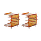 16.1" Wide Contemporary Metal Accent Side Table for Living Room 21"L x 16"W x 22"H Tan 2 Clearhalo 'Coffee & Accent Tables' 'End & Side Tables' 'end_side_tables' 'furn' 'furn_end_side_tables' 'Furniture' 'Living Room Furniture' 7162400