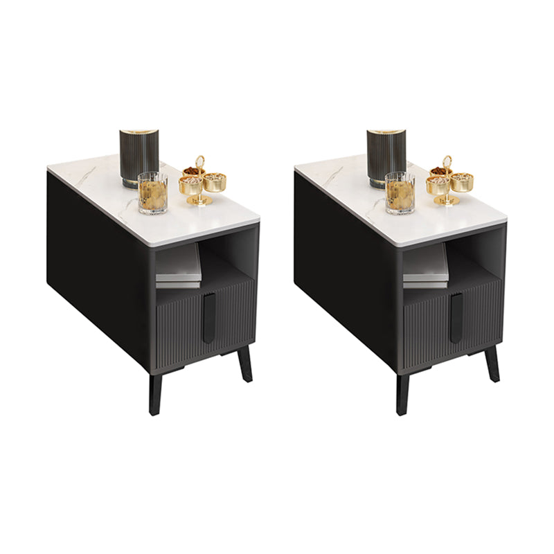 Modernistische rechthoekige eindtafel houten bank accenttafel